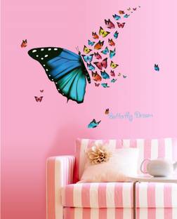 Jaamsoroyals Medium 3d Butterfly Sticker Price In India Buy