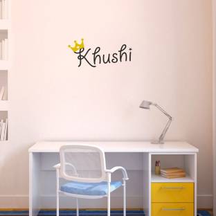 decor kafe 22 cm Crown Style Name Khushi Wall Covering Size : ( 56 X 39 CM  ) Self Adhesive Sticker Price in India - Buy decor kafe 22 cm Crown Style