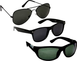 Verre comb3 Wayfarer, Aviator, Wrap-around Sunglasses
