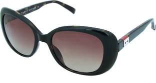 Tommy Hilfiger TH 2601 Blk/Tor C5 52 S Cat-eye Sunglasses