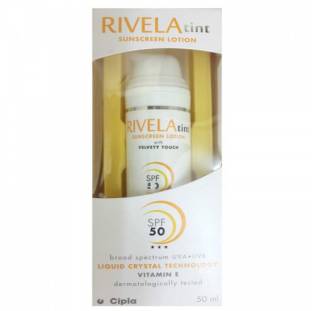 Rivela Tint Sunscreen Lotion - SPF 50 PA+++