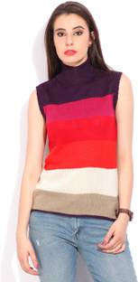 Pepe Jeans Striped Casual Women's Multicolor Sweater