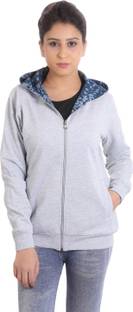 Aubert Liano Full Sleeve Printed Women's Reversible Sweatshirt