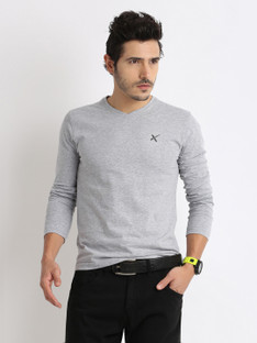 HRX by Hrithik Roshan Solid Men V-neck 