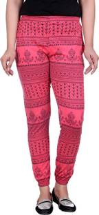 Aubert Liano Printed Women's Pink Track Pants
