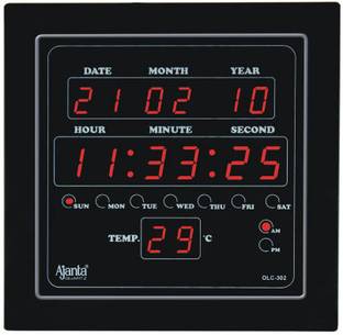 Ajanta Digital 3 Cm X 25 Cm Wall Clock Price In India Buy Ajanta Digital 3 Cm X 25 Cm Wall Clock Online At Flipkart Com