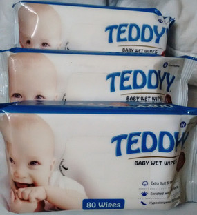 teddy baby wipes