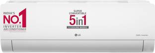 LG Super Convertible 5-in-1 Cooling 2023 Model 1 Ton 3 Star Split Dual Inverter 2 Way Swing, HD Filter...