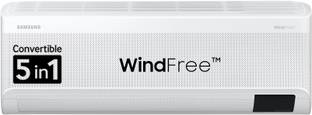 SAMSUNG Convertible 5-in-1 Cooling 2023 Model 1 Ton 3 Star Split Inverter Wind Free AC  - White