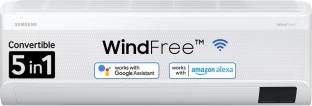 SAMSUNG Convertible 5-in-1 Cooling 2023 Model 1.5 Ton 3 Star Split Inverter Wind Free AC with Wi-fi Co...