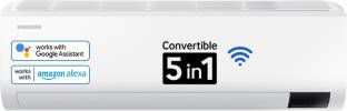 SAMSUNG Convertible 5-in-1 Cooling 2023 Model 1.5 Ton 3 Star Split Inverter AC with Wi-fi Connect  - W...