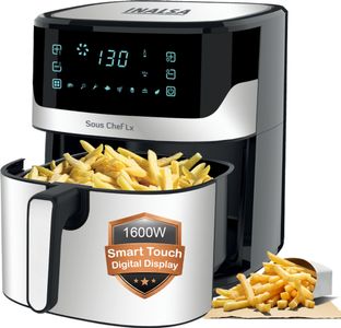 Inalsa Sous Chef LX-1600 W,Digital Control,Quick Heat Circulation Variable Temp.Control Air Fryer(6.5 L)