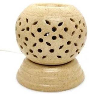 Parika Fragrances Round Shape Ceramic ElectricLavender Oil Diffuser Air Freshener Portable Room Air Pu...