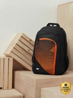 Wildcraft Colossal 40 L Backpack(Black, Orange)