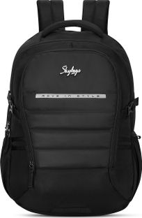 SKYBAGS Route Office Laptop Backpacks with Rain Cover | Adjustable Strap 34 L Backpack(Black)