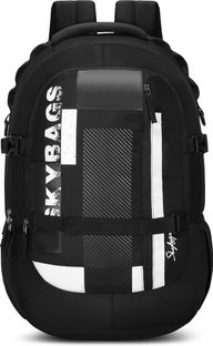 SKYBAGS Cipher 16 Inch Compatible with 3 Compartments, Rain Cover and Jacket Holder 32 L Laptop Backpack(Black)