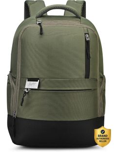 SKYBAGS Nero 15 Inch Anti-Theft Laptop Compatible | 3 Compartments | Trolley Sleeve 20 L Trolley Laptop Backpack(Green)