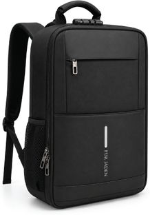 FUR JADEN 15.6 Inch With Anti Theft Number Lock 25 L Laptop Backpack(Black)