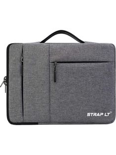 Straplt Laptop Bag Sleeve For 13-13.6 Inch Laptop Case Cover Pouch MacBook Pro, Waterproof Laptop Sleeve/Cover(Grey, 13 inch)