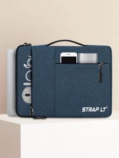 Straplt 15.6 Inch Fully Protective Laptop Sleeve Case Cover For All Laptop Waterproof Waterproof Laptop Sleeve/Cover(Blue, 15.6 inch)