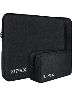 ZIPEX PHOTONIC Laptop Case With Charger Pouch | Unisex | For 14 Inch Laptops Waterproof Laptop Sleeve/Cover(Black, 14 inch)