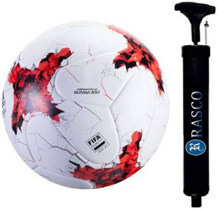 RASCO COMBO RED FOOTBALL WITH AIR PUMP Football - Size: 5