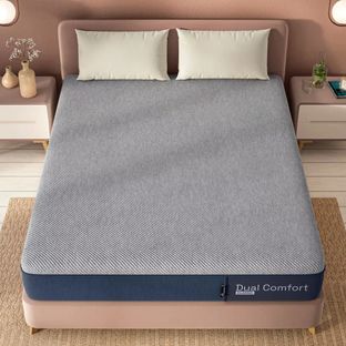 Wakefit Dual Comfort - Reversible Hard & Soft 4 inch Single High Resilience (HR) Foam Mattress(L x W: 72 inch x 35 inch)