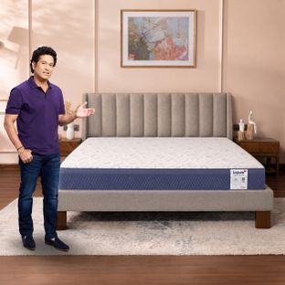 Livpure Smart ORTHO PRO+ Memory Foam Orthopedic with Spine Shaped 5D Zone Comfort Technology 6 inch King High Resilience (HR) Foam Mattress(L x W: 78 inch x 72 inch)