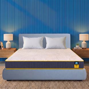 Centuary Sleepables Dual-Sided Hard & Soft 6 inch Single High Resilience (HR) Foam Mattress(L x W: 75 inch x 36 inch)