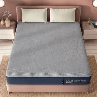 Wakefit Dual Comfort - Reversible Hard & Soft 4 inch King High Resilience (HR) Foam Mattress(L x W: 72 inch x 70 inch)