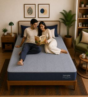 SPRINGTEK Dreamer Orthopedic Memory Foam 6 inch Queen High Resilience (HR) Foam Mattress(L x W: 78 inch x 60 inch)