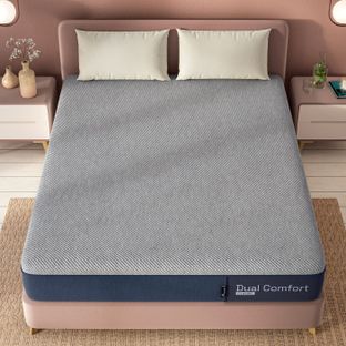 Wakefit Dual Comfort - Reversible Hard & Soft 4 inch Queen High Resilience (HR) Foam Mattress(L x W: 72 inch x 60 inch)