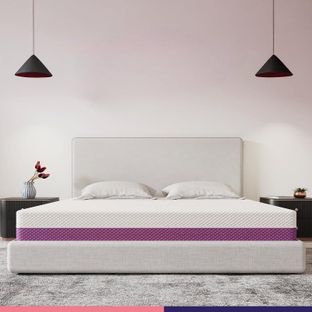 Response 5-Zone Reversible 2-Layer | Hard & Soft Comfort with Cocoon Foam|5-Year Warranty 4 inch King Memory Foam Mattress(L x W: 72 inch x 72 inch)