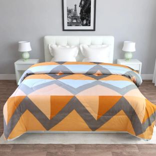 Homerica Printed Single Comforter for AC Room(Microfiber, SUNRISE)