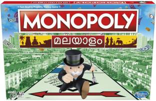 HASBRO GAMING Monopoly Board Game in Malayalam () for Families and Kids  Ages 8 and Up Party & Fun Games Board Game - Monopoly Board Game in  Malayalam () for Families and
