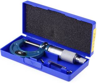 OKASTA High Quality 0-25mm/0.01mm Outside Micrometer Caliper Precision Gauge Vernier Caliper Measuring Tools Outside Micrometer Micrometer Caliper