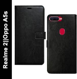 Spicesun Flip Cover for Realme 2, Oppo A5s