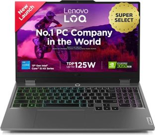Lenovo LOQ Intel Core i5 13th Gen 13450HX - (16 GB/512 GB SSD/Windows 11 Home/6 GB Graphics/NVIDIA GeForce RTX 3050/144 Hz/95 W) LOQ 15IRX9D2 / 15IRX9 Gaming Laptop(15.6 Inch, Luna Grey, 2.38 kg, With MS Office)