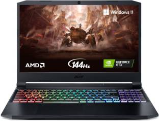 Add to Compare acer Nitro 5 Ryzen 5 Hexa Core 5600H - (16 GB/512 GB SSD/Windows 11 Home/4 GB Graphics/NVIDIA GeForce ... 4.4365 Ratings & 37 Reviews AMD Ryzen 5 Hexa Core Processor 16 GB DDR4 RAM Windows 11 Operating System 512 GB SSD 39.62 cm (15.6 Inch) Display 1 Year International Travelers Warranty (ITW) ₹67,999 ₹95,999 29% off Free delivery