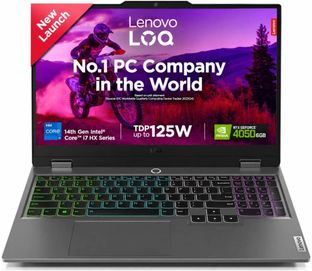 Lenovo LOQ Intel Core i7 14th Gen 14650HX - (16 GB/512 GB SSD/Windows 11 Home/6 GB Graphics/NVIDIA GeForce RTX 4050/144 Hz) LOQ 15IRX9 Gaming Laptop(15.6 inch, Luna Grey (with 4&Zone RGB Backlit Keyboard), 2.38 kg, With MS Office)