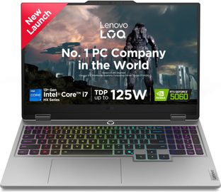 Lenovo LOQ Intel Core i7 13th Gen 13645HX - (16 GB/1 TB SSD/Windows 11 Home/8 GB Graphics/NVIDIA GeForce RTX 5060) LOQ 15IRX10 Gaming Laptop(15.6 inch, Grey, 2.4 kg, With MS Office)