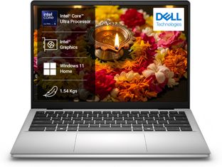 DELL 14 AI PC Intel Core Ultra 5 225U - (16 GB/512 GB SSD/Windows 11 Home) 14 D14260 Thin and Light Laptop(14 inch, Silver, With MS Office)