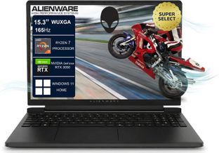 DELL Alienware 15 AMD Ryzen 7 260 - (16 GB/512 GB SSD/Windows 11 Home/6 GB Graphics/NVIDIA GeForce RTX 3050/165 Hz) CAN15265CTO03MINO Gaming Laptop(15.3 inch, Black, 2.25 kg, With MS Office)
