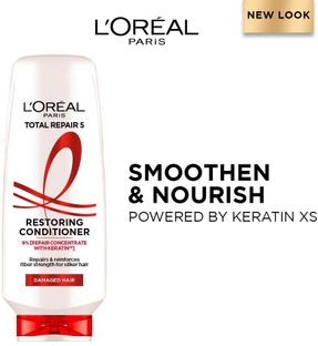 L'Oréal Paris Total Repair 5 Conditioner with Pro-KeratinCeramide |Repairs Damaged Hair(340 ml)