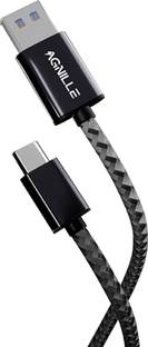 Agnille USB Type C Cable 1 m USB Type-C Double Braided 3.1A Fast Charging & Data Transfer 1M Cable