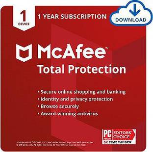 Mcafee 1 Pc Year Total Security Email Delivery No Cd Reviews ...