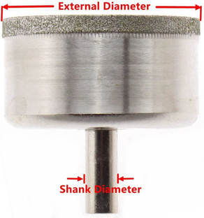 uptodatetools 60mm Diamond Drill Bit 