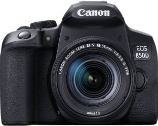 Canon EOS 850D DSLR Camera body with EF-S18-55mm f/4-5.6 IS STM 4.73 Ratings & 0 Reviews 4K video recording All cross-type 45 point AF (viewfinder) and Dual pixel CMOS AF (Live View), user-friendly ergonomics and interface, In-body 5 axis electronic image stabilisation (Movie only), Live View: One-Shot AF / Servo AF / Movie Servo AF, Tilt Screen Effective Pixels: 24.1 MP Sensor Type: CMOS WiFi Available 4K UHD 2 Years Warranty ₹75,156 ₹88,995 15% off Free delivery Daily Saver Bank Offer