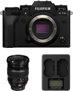 FUJIFILM X Series X-T4 Mirrorless Camera XF 16-55mm F2.8 R LM WR lens and BC-W235 Dual Battery Charger