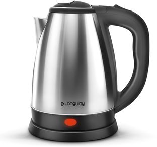 Longway Kestro 1500 W with Stainless Steel Body for Boiling Electric Kettle(2 L, Silver)